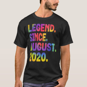 T-shirt Légende depuis août 2020 3 Ans Tie Dye 3e B