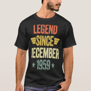 T-shirt Légende depuis décembre 1959