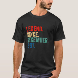 T-shirt Légende depuis décembre 1991 31 ans 31e oiseau