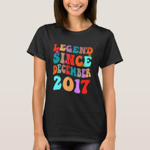 T-shirt Légende depuis décembre 2017 Anniversaire Vintage 
