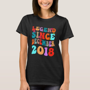 T-shirt Légende depuis décembre 2018 Anniversaire Vintage