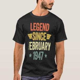 T-shirt Légende depuis février 1947
