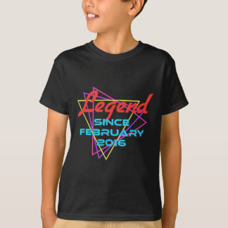 T-shirt Légende depuis février 2016