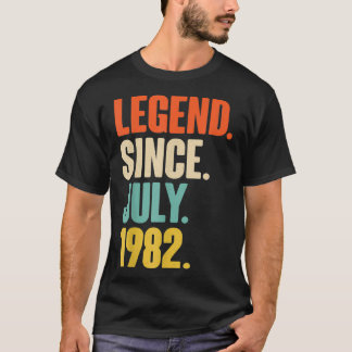 T-shirt Légende depuis juillet 1999 21e cadeau d'anniversa