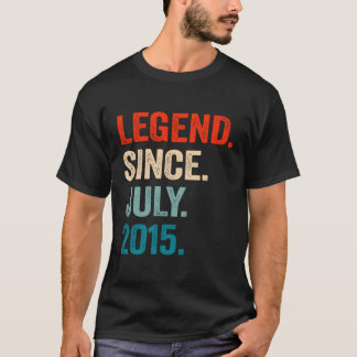 T-shirt Légende Depuis Juillet 2015 8E 8