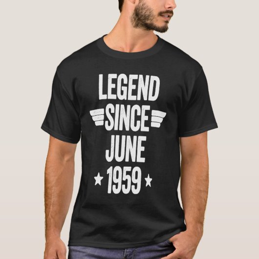T-shirt Légende depuis juin 1959 1 (Devant)