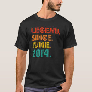 T-shirt Légende depuis juin 2014 Anniversaire Anniversaire