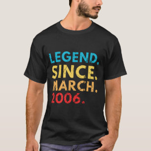 T-shirt Légende depuis la célébration de mars 2006