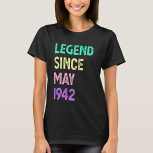 T-shirt Légende depuis mai 1942 83e anniversaire Hommes Fe