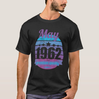 T-shirt Légende Depuis Mai 1962 60 Ans 60S 60. Anniversair