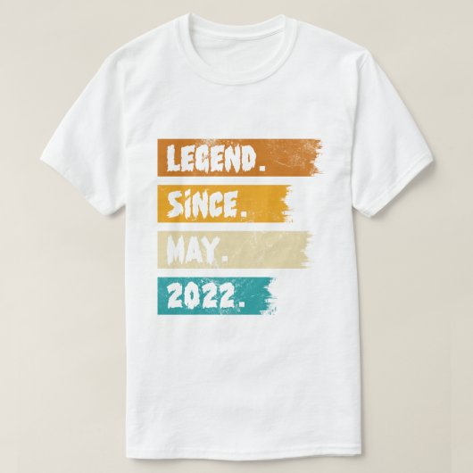 T-shirt Légende depuis mai 2022 (Design devant)