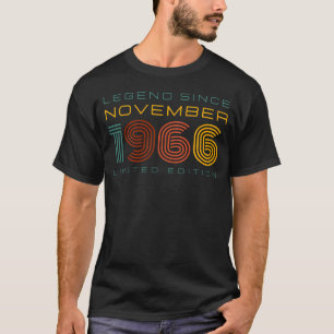 T-shirt Légende depuis novembre 1966, Edition limitée Homm
