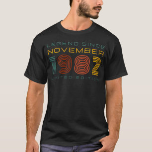 T-shirt Légende depuis novembre 1982, Edition Limitée Homm
