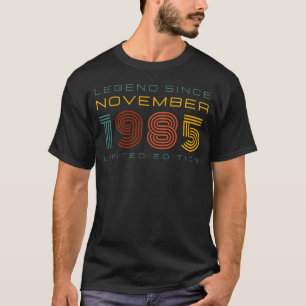T-shirt Légende depuis novembre 1985, Edition limitée Homm