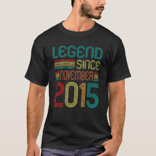T-shirt Légende depuis novembre 2015 Rétro 7 Ans 7ème B