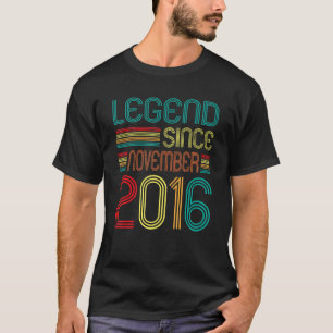T-shirt Légende depuis novembre 2016 Rétro 6 Ans 6ème B