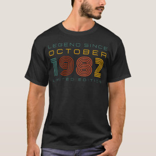 T-shirt Légende depuis octobre 1982, Edition Limitée Homme