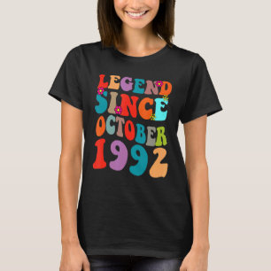 T-shirt Légende depuis octobre 1992 Anniversaire Vintage R