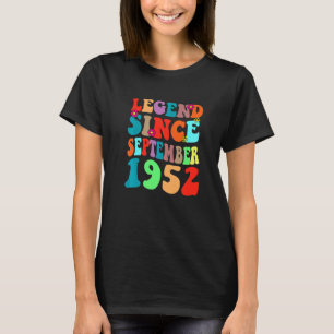 T-shirt Légende depuis septembre 1952 Vintage Retro Vintag