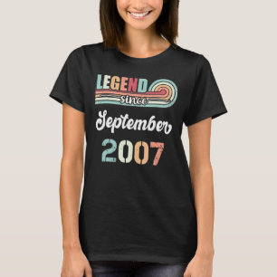 T-shirt Légende depuis septembre 2007 15 ans Vintage B