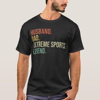 T-shirt Légende des sports extrêmes, mari et papa