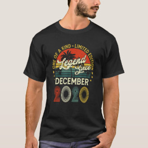 T-shirt Légende du 2e anniversaire depuis décembre 2020 2 