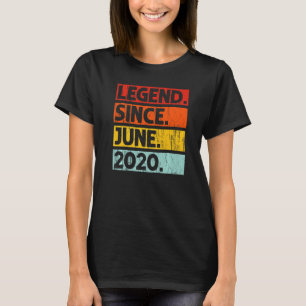 T-shirt Légende du 2e anniversaire depuis juin 2020 2 ans