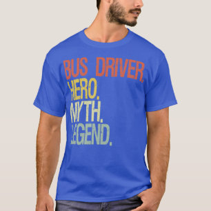 T-shirt Légende du conducteur de bus