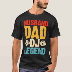 T-shirt Légende du DJ papa mari