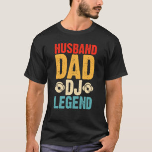 T-shirt Légende du DJ papa mari