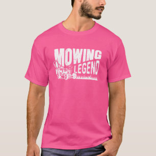 T-shirt Légende du moulage tondeuse à gazon tondeuse amusa