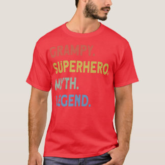 T-shirt Légende du mythe du super-héros grampy 