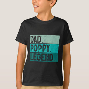 T-shirt Légende du pavot papa - Vintage épinglé
