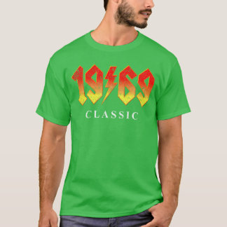 T-shirt Légende du rock classique de 1969 55 ans 55ème