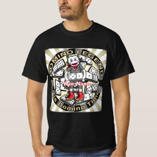 T-shirt Légende du singe de chaussette Domino
