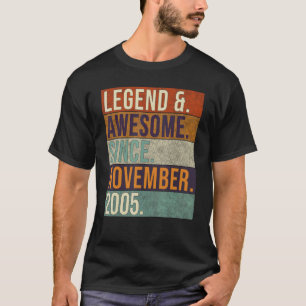T-shirt Légende et stupéfiant depuis novembre 2005 Retro B