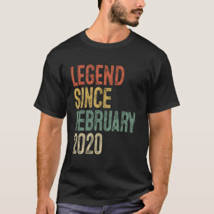 T-shirt Légende février 2020 6e anniversaire garçon fille