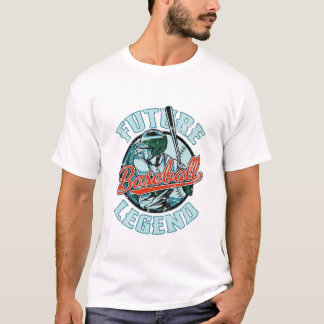 T-shirt Légende future du baseball pour enfants