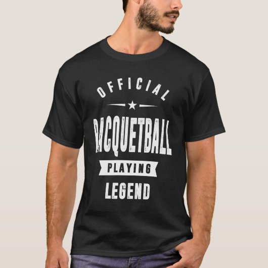 T-shirt Légende officielle du Racquetball (Devant)
