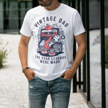 Légende Papa Vintage Personnalisé Année Rétro Cass