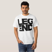 T-shirt Légende (texte noir) (Devant entier)