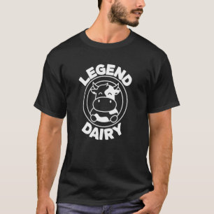 T-shirt Légende Vache Lait Paysan Blague