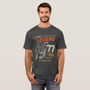 T-shirt Légende Vintage depuis 1977 Edition Limitée