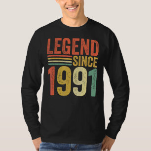 T-shirt Légende vintage depuis 1991 31e anniversaire Homme