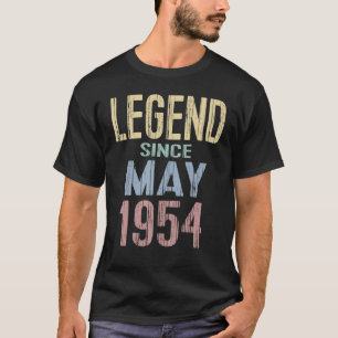 T-shirt Légende vintage depuis mai 1954 Anniversaire amusa