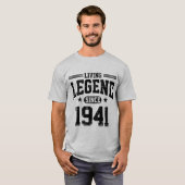 T-shirt Légende vivante depuis 1941 (Devant entier)