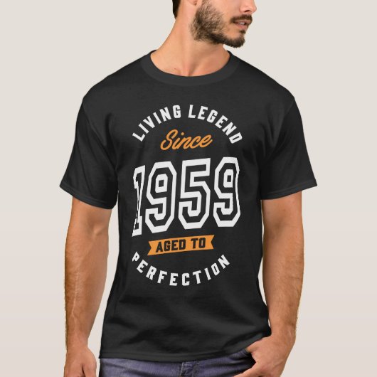 T-shirt Légende vivante depuis 1959 (Devant)