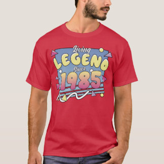 T-shirt Légende Vivante Depuis 1985 80shemed Anniversaire