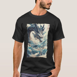 T-shirt Légende Yokai Dragon Japonais Tatouage Mythe