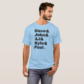 T-shirt Légendes 2 de geai bleu (Devant entier)